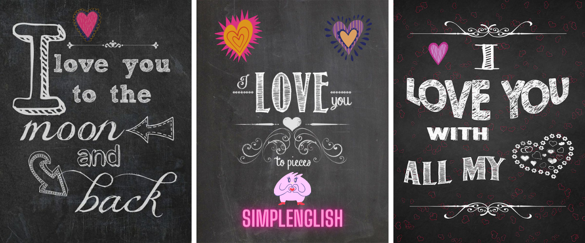 100 способов сказать «люблю» по-английски